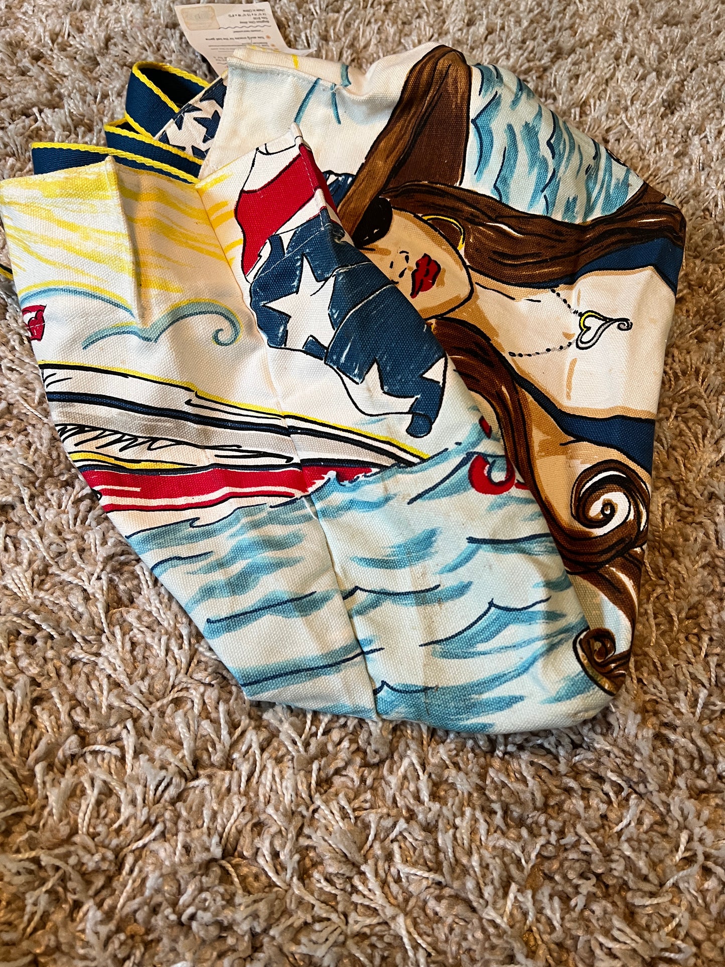 Brighton Chic Ahoy Canvas Tote Bag