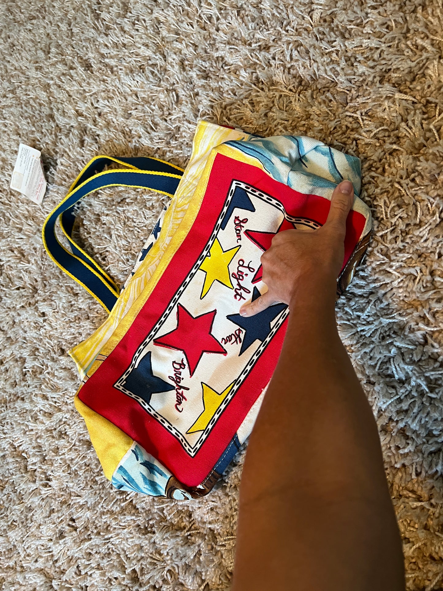 Brighton Chic Ahoy Canvas Tote Bag