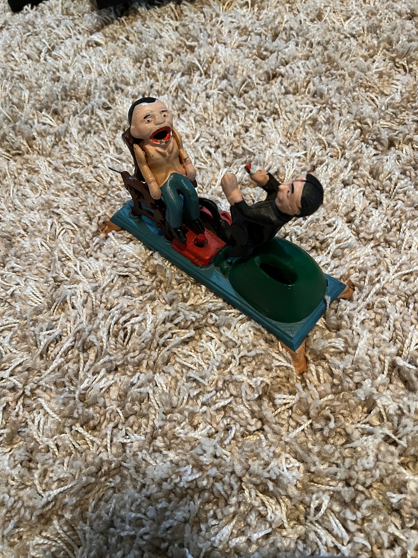 Dentist Chair Cast Iron vintage bank