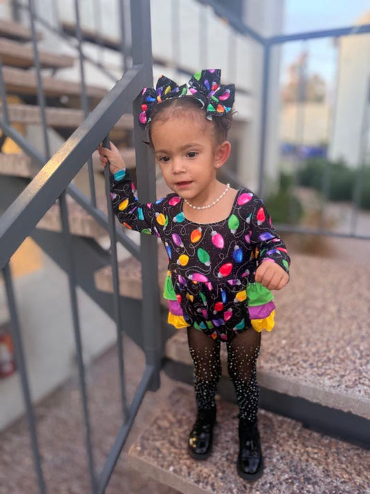 Lights ruffle romper