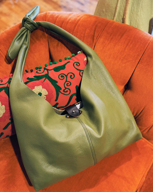 The Knotted Market Leather Tote Vol. II