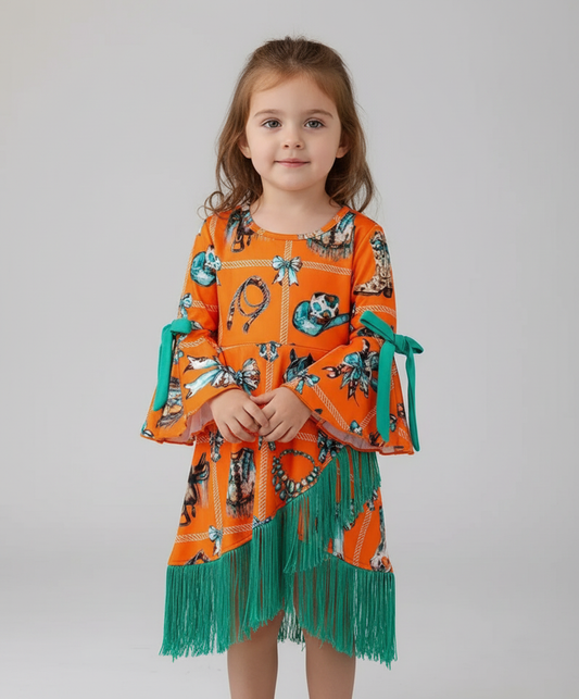 Western fringe dress