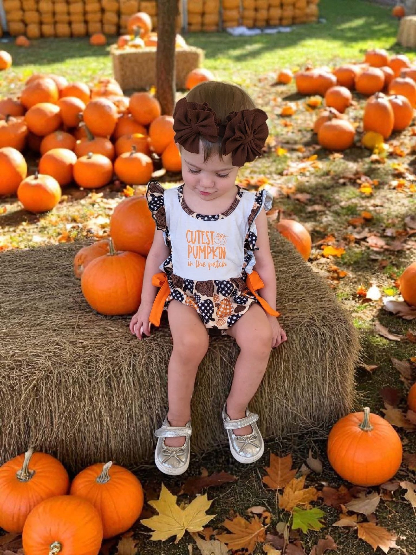 Cutest pumpkin romper