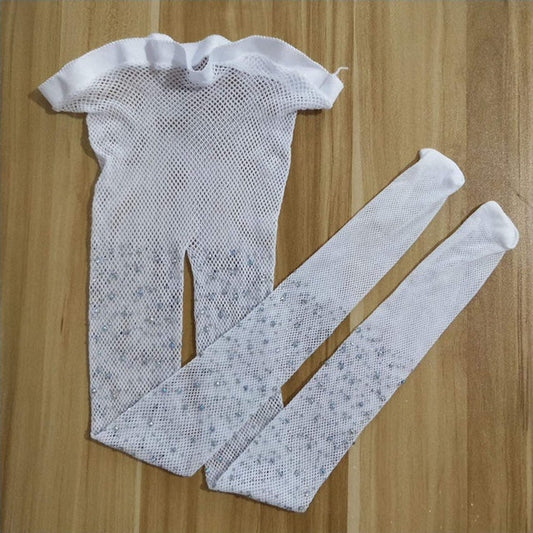 Bling tights - white