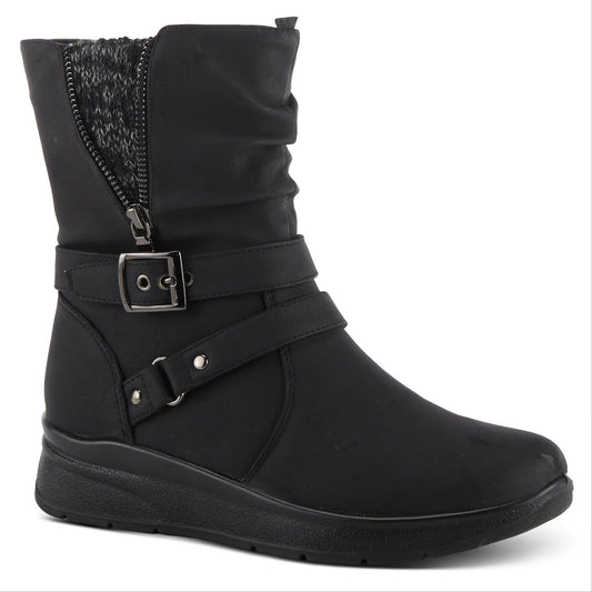 Campton Black Boot by Flexus