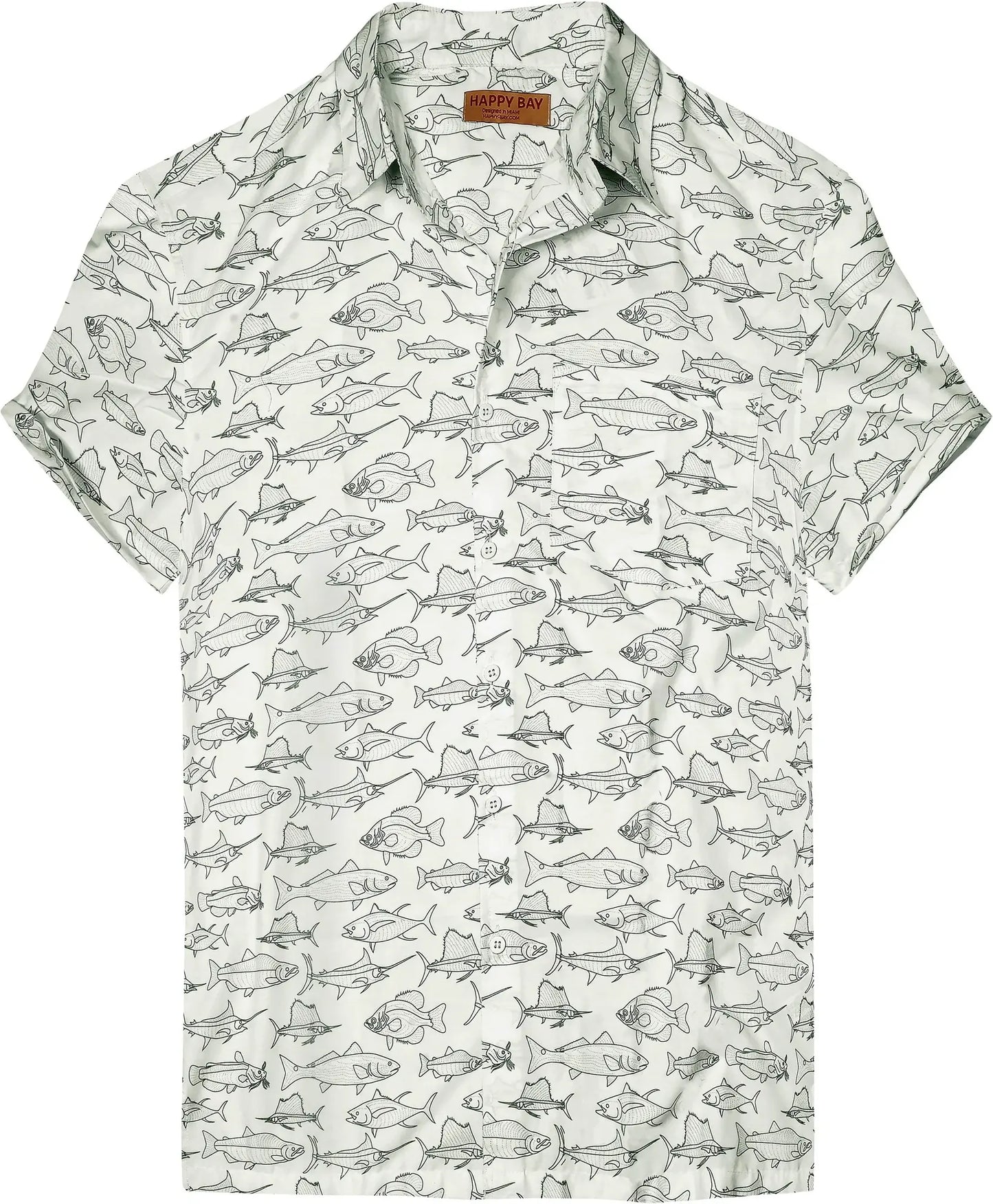 Island Vibes Nautical Fish Men's Shirt