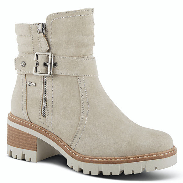 SMOKIES Lugged BOOT By Spring Step in Light Green & Light Grey