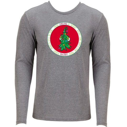MAYBE CHRISTMAS LONG SLEEVE T-SHIRT by Jane Marie