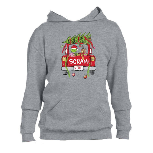 KIDS SCRAM GRINCH TRUCK HOODIE by Jane Marie