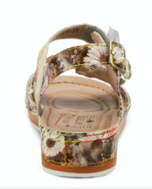 JOELINA-DAZI Yellow Multi Sandal by L`ARTISTE