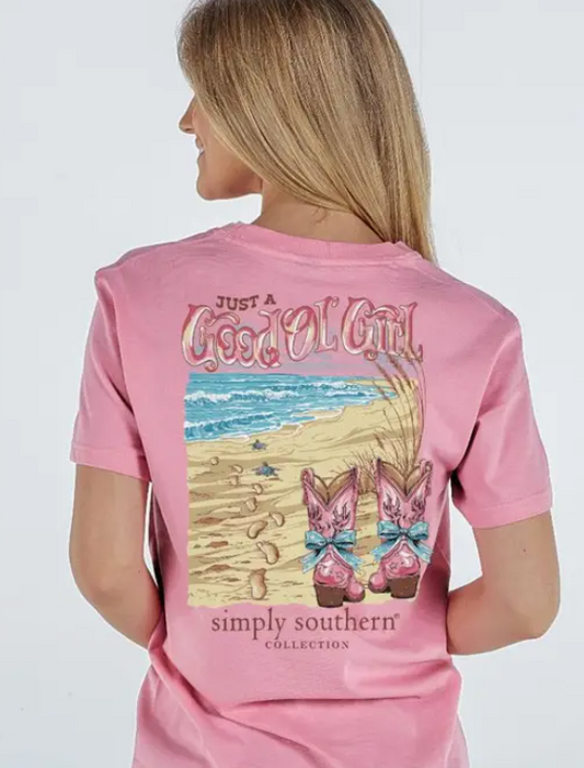 Just A Good Ole Girl - Fancy Candy - Short Sleeve Tee - #SIMPLYSOUTHERN