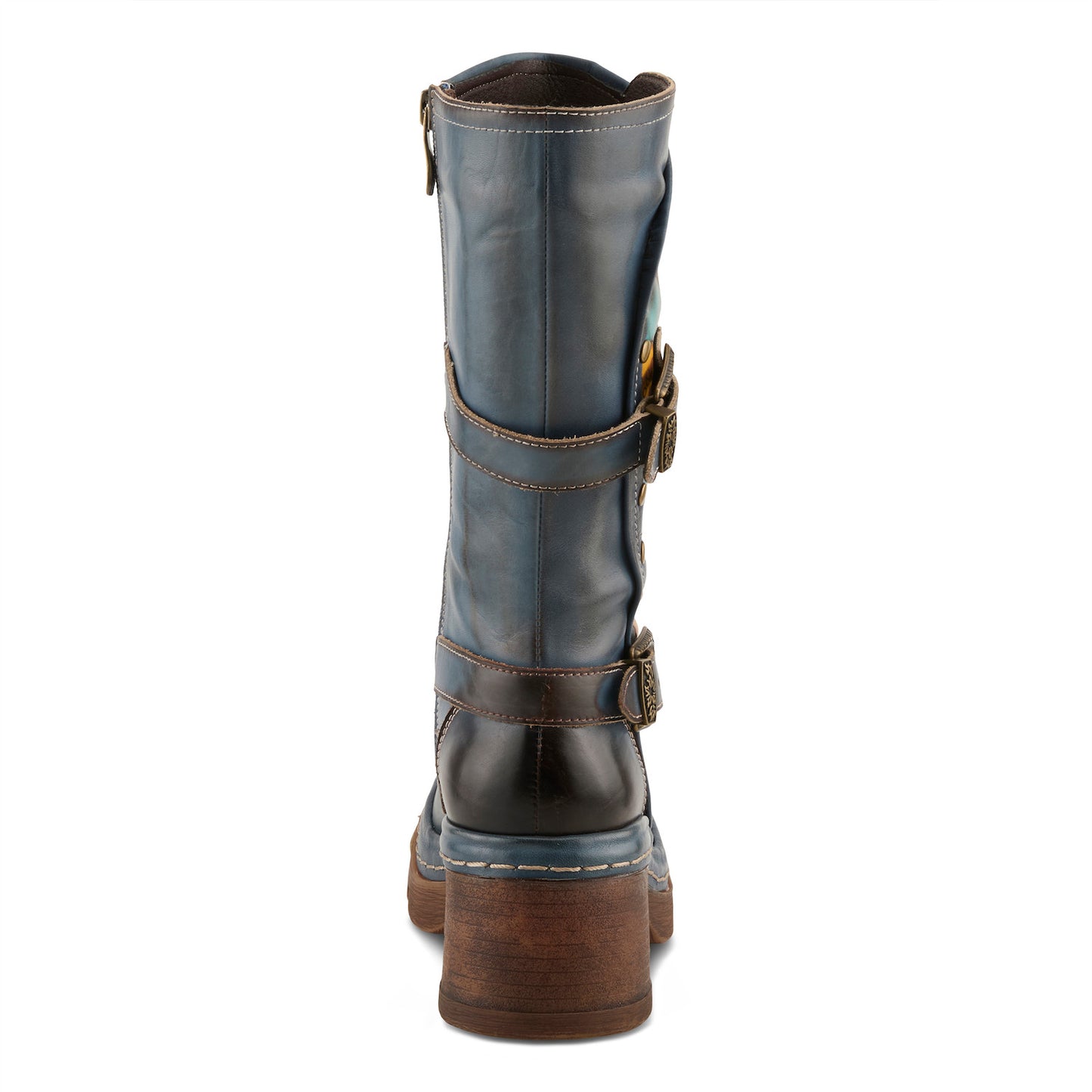 Cool Vibes - Blum show stopping hand-painted leather boot by L`ARTISTE