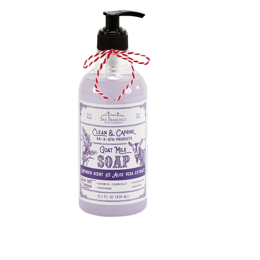 Goat Milk Lavender Liquid Soap 15.5oz San Francisco Soap
