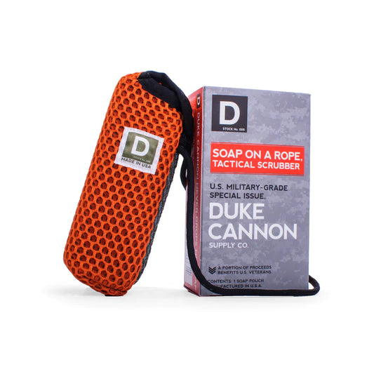 Soap on a Rope - Tactical Pouch Scrubber by Duke Cannon