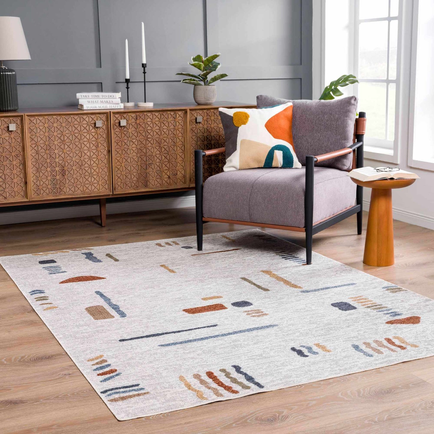 Arnon Modern Washable Rug