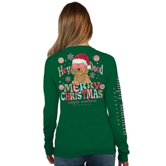 Hey Dood Merry Christmas -Kelly - Long Sleeve Tee - #SIMPLYSOUTHERN