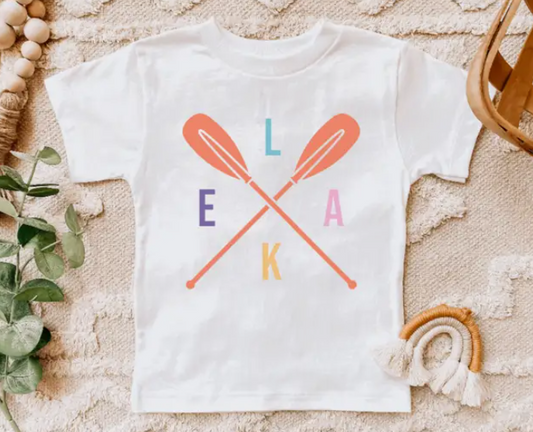 Lake Life Summer Beach Kids Tee Shirt
