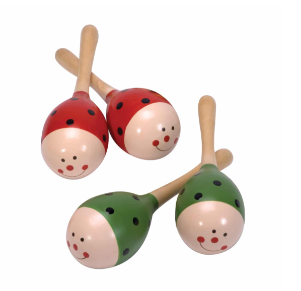 Lady Bug MARACAS      ***PREORDER***