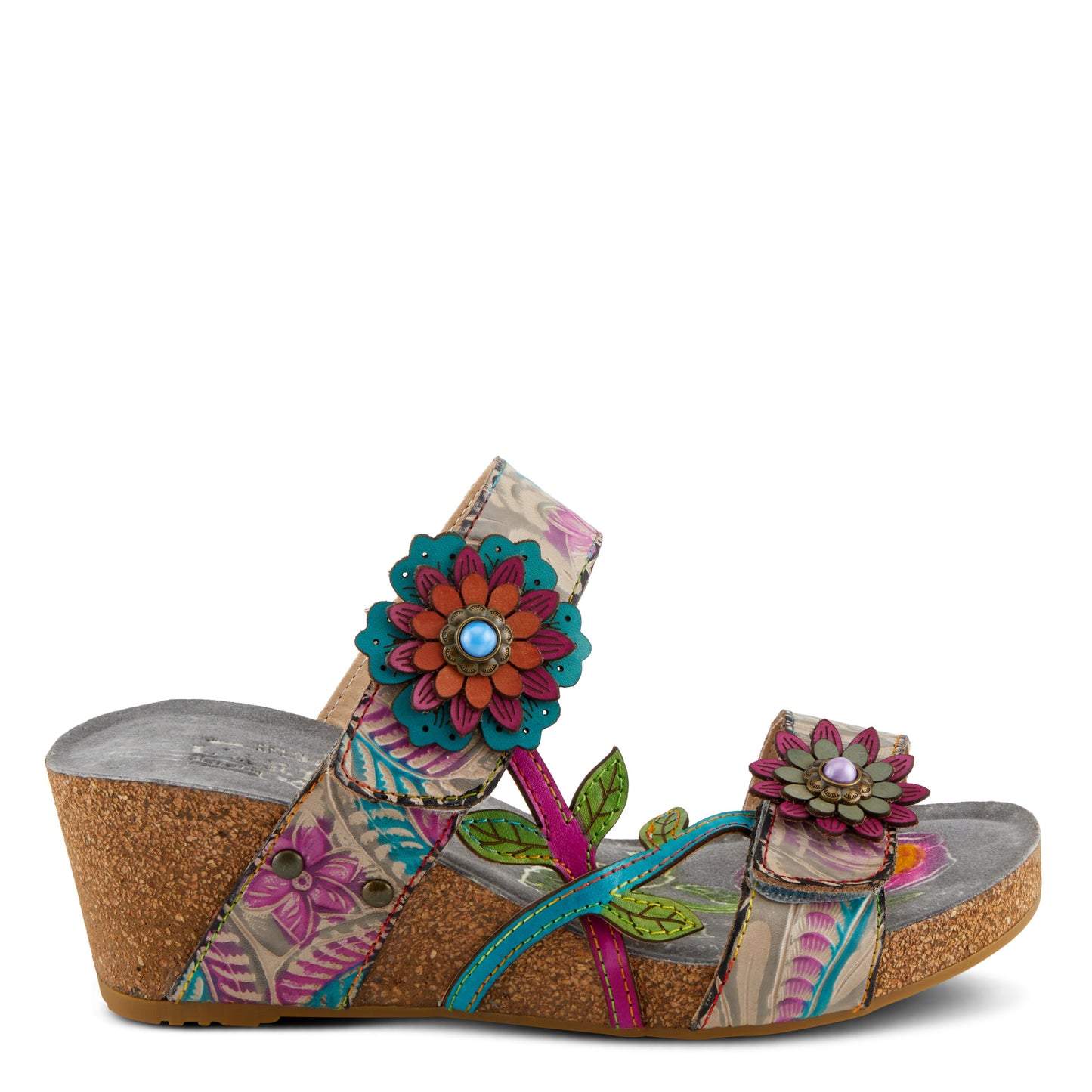 MOAI Grey Multi  by L'Artiste from Spring Step Shoes