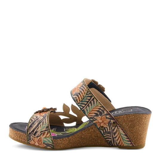 MOAI Navy Multi  by L'Artiste from Spring Step Shoes