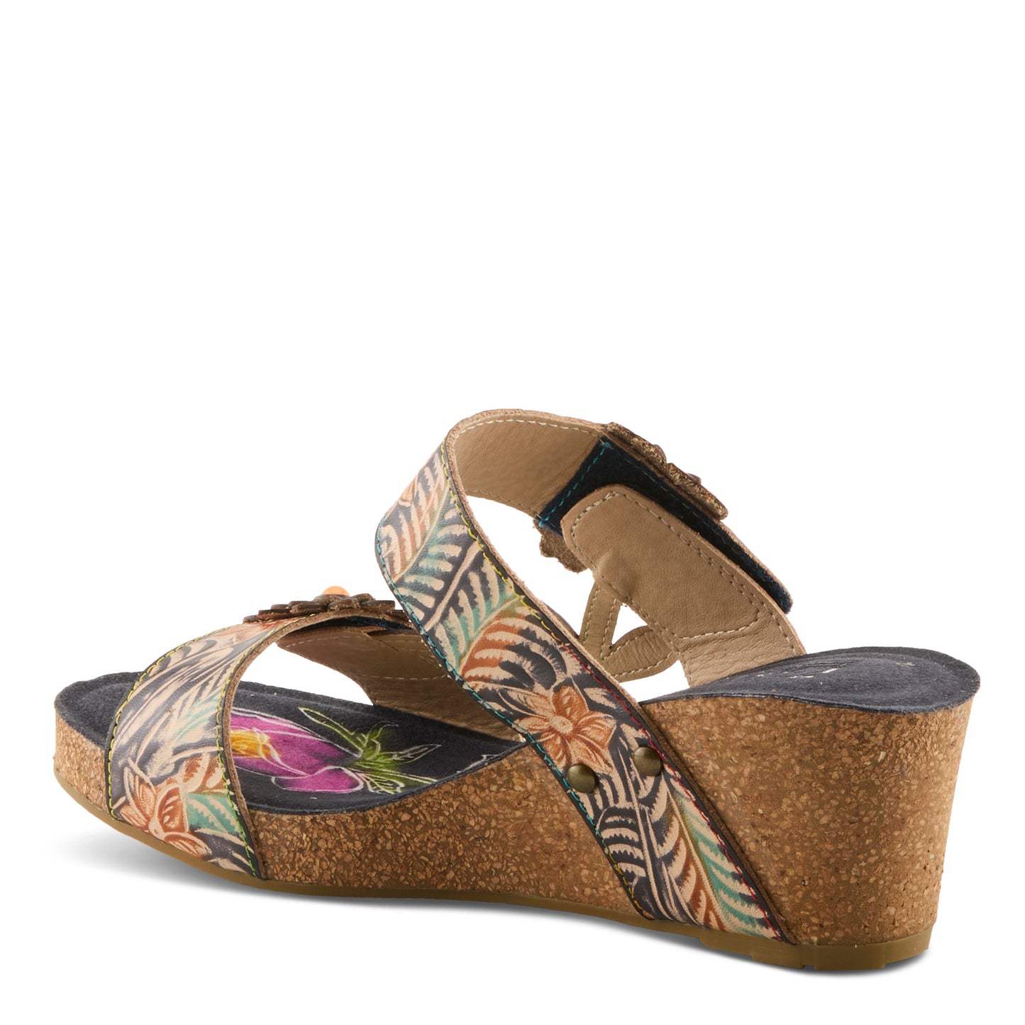 MOAI Navy Multi  by L'Artiste from Spring Step Shoes