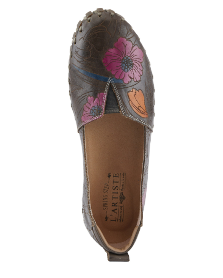 MODESTY GREY MULTI SLIP ON SHOE By L'ARTISTE