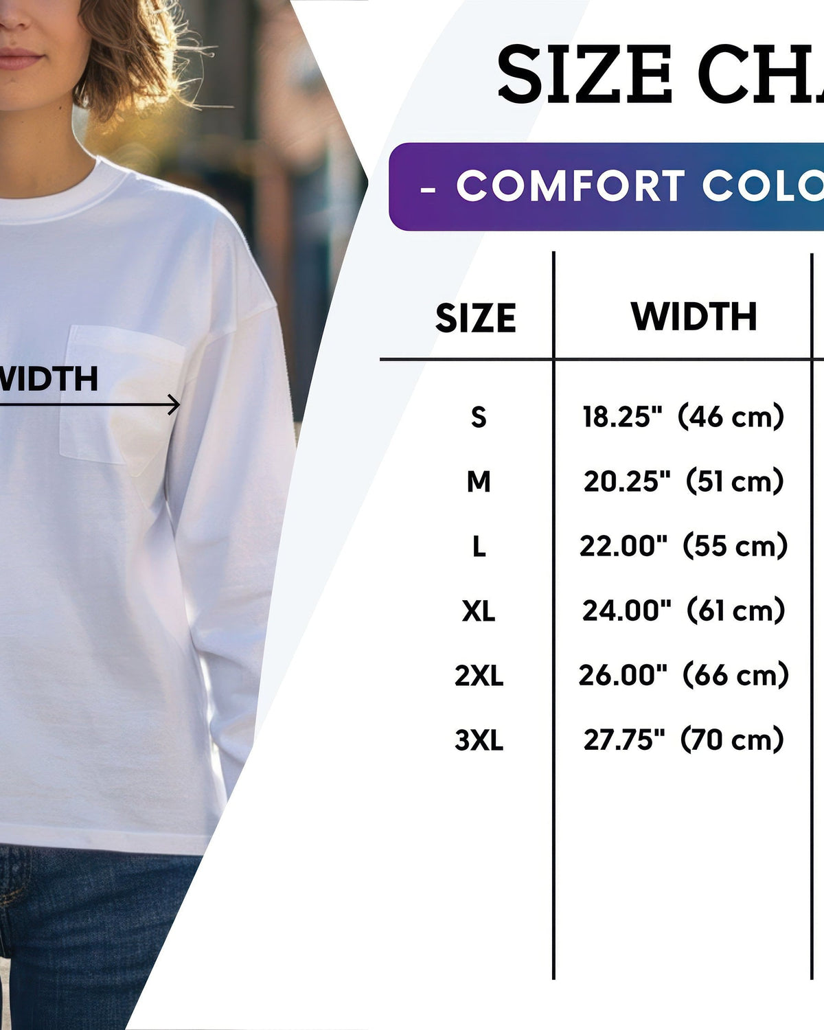 Comfort Colors Mama mom Pocket Long Sleeve Shirt (Cute)