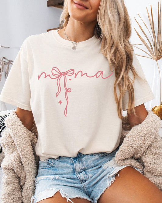 Mama Ribbon Comfort Colors T Shirt