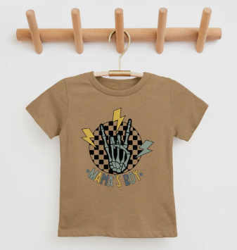 Mama's Boy Youth & Toddler Graphic Tee - Coyote