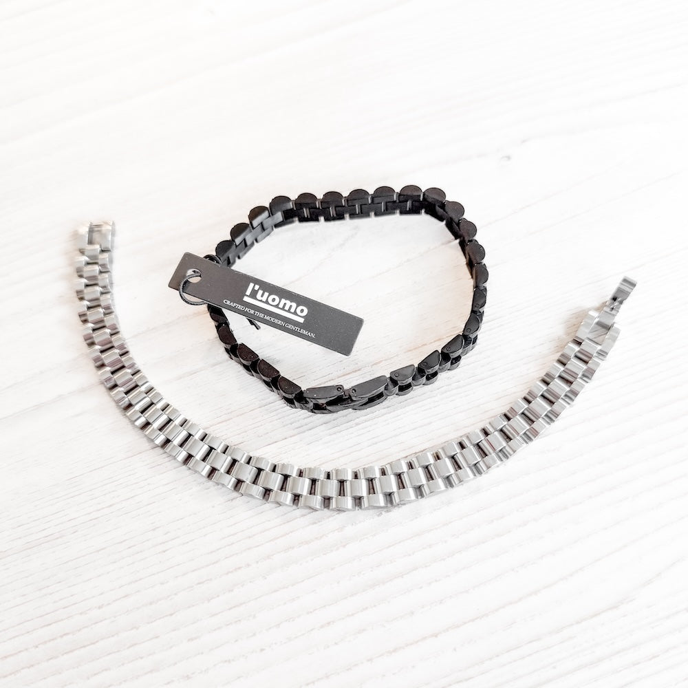 Matteo L'uomo Mens Collection Watch Band Bracelet