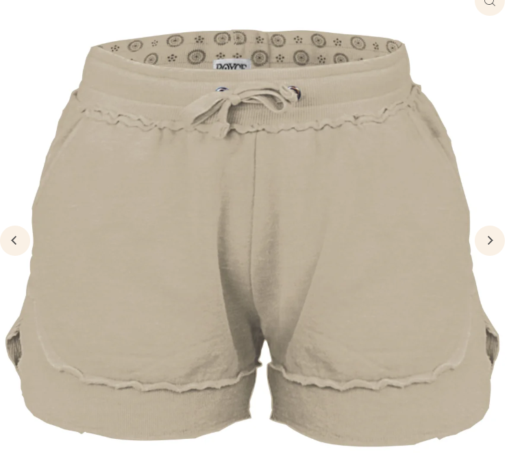 Melange Poncho Fleece Shorts - Sand - Royce Brand