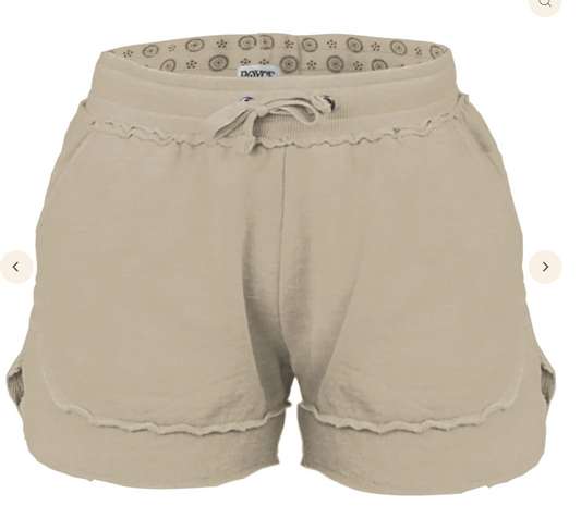 Melange Poncho Fleece Shorts - Sand - Royce Brand