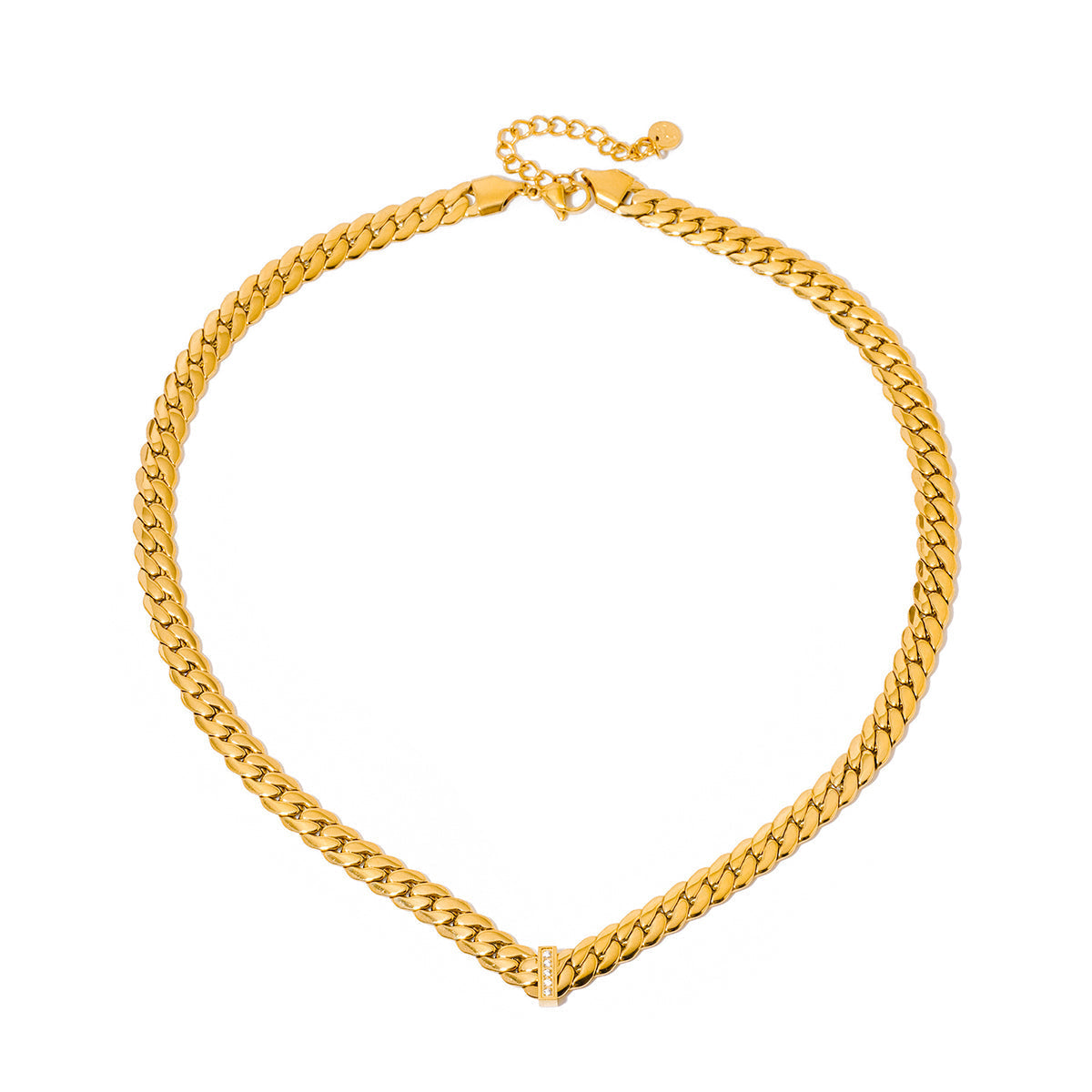 Victoria Diamond V Necklace - WATERPROOF