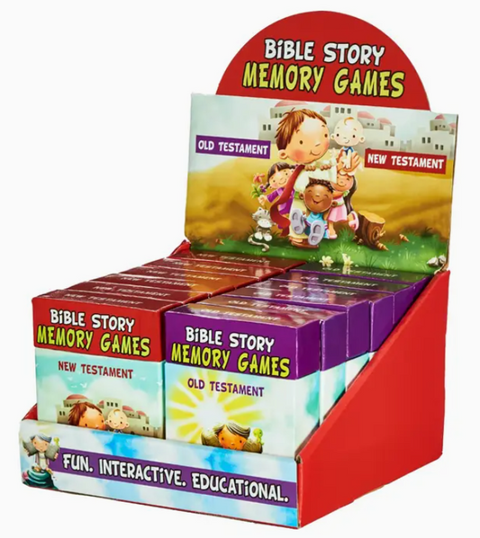 New Testament Bible Story Memory Games - Religious Card Set