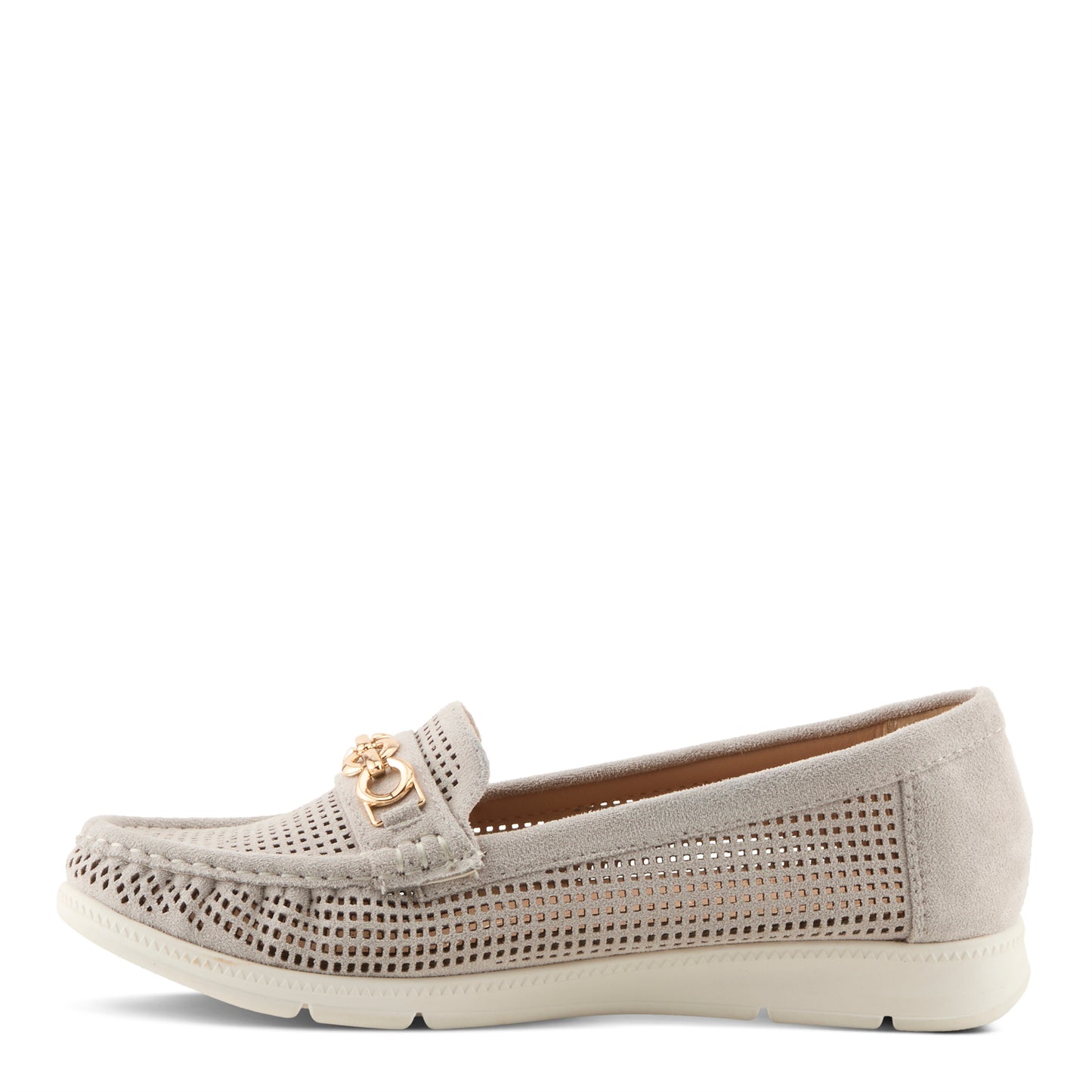 PANTHERA Light Grey boat shoe-inspired moccasin by Patrizia from Spring Step Shoes