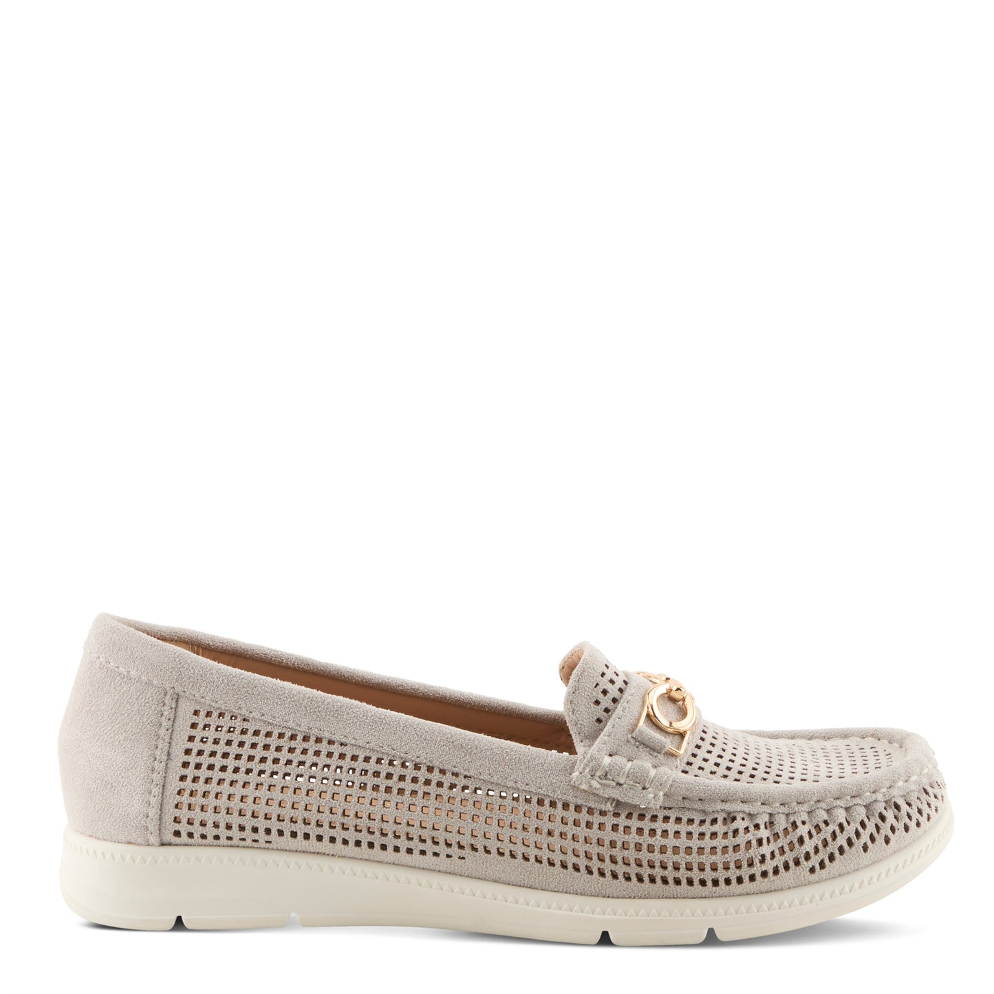 PANTHERA Light Grey boat shoe-inspired moccasin by Patrizia from Spring Step Shoes