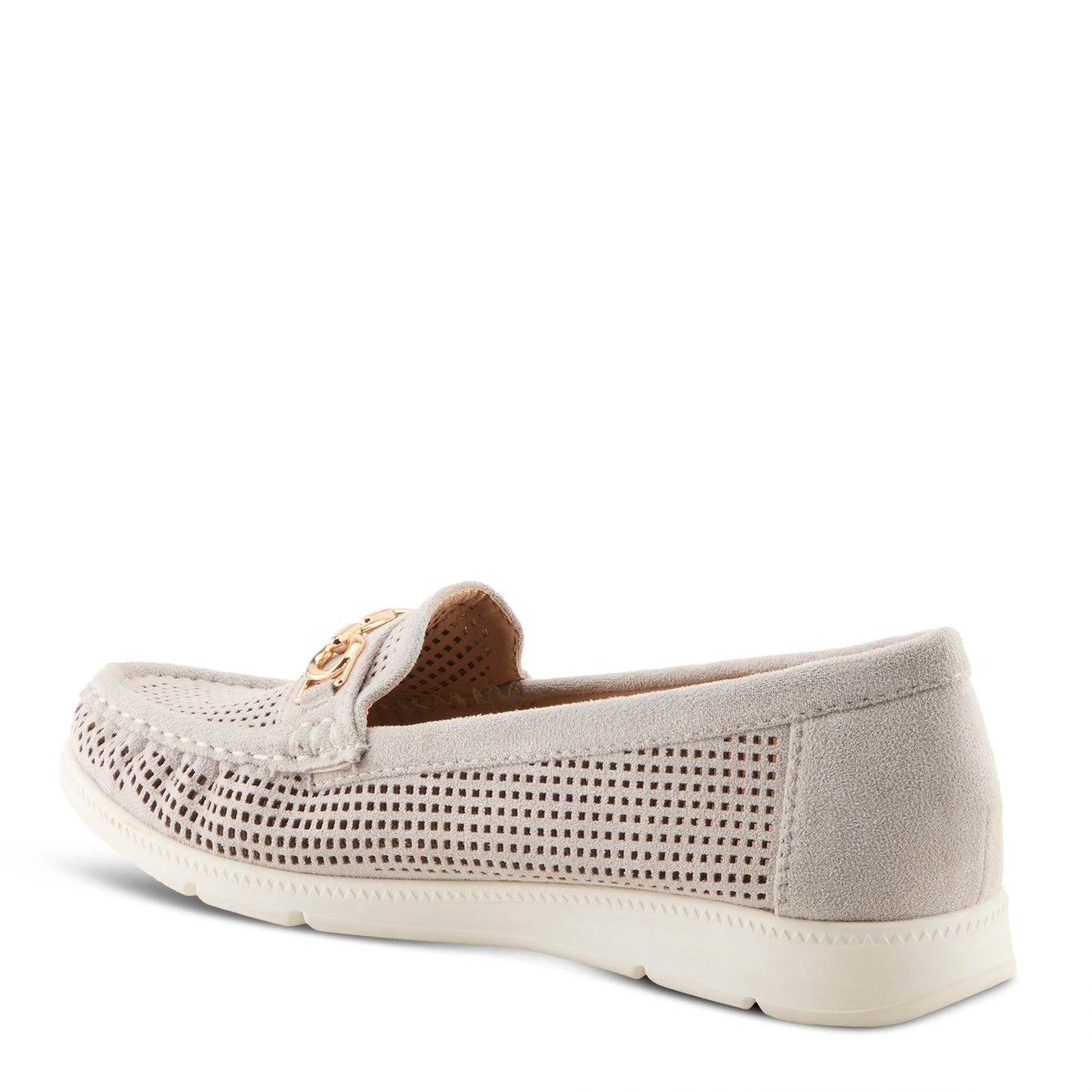 PANTHERA Light Grey boat shoe-inspired moccasin by Patrizia from Spring Step Shoes