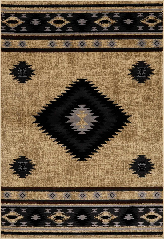 Buckhaven Brown Aztec Carpet