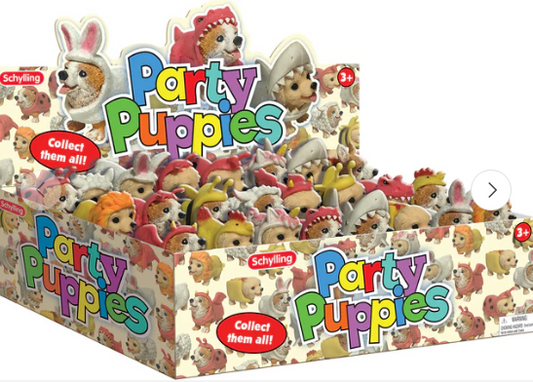 PARTY PUPPIES AST Squishy - Each Sold Separately      ***PREORDER***