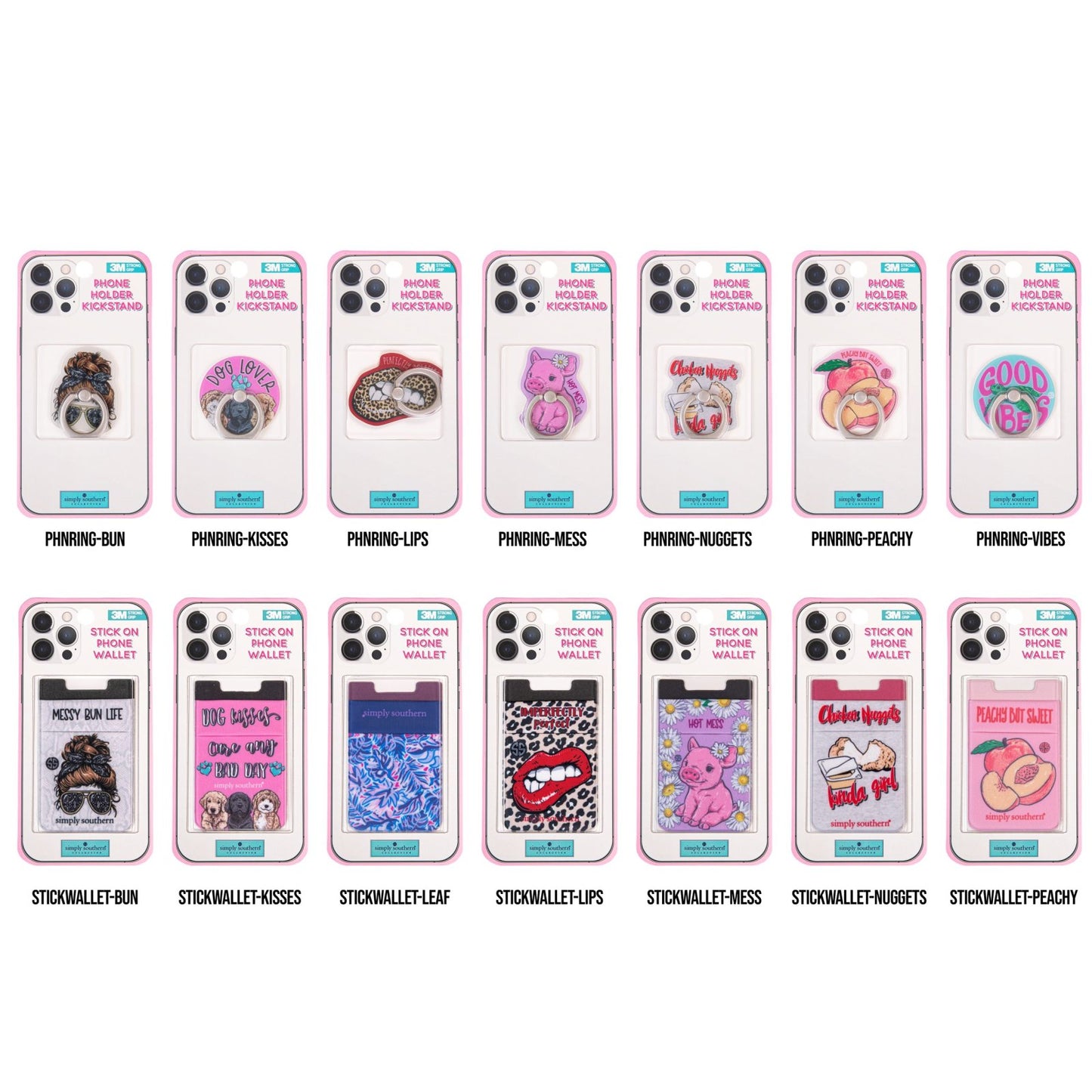 Phone Wallet (Stick On) by Simply Southern Collection PP-0122-PHNWALLET