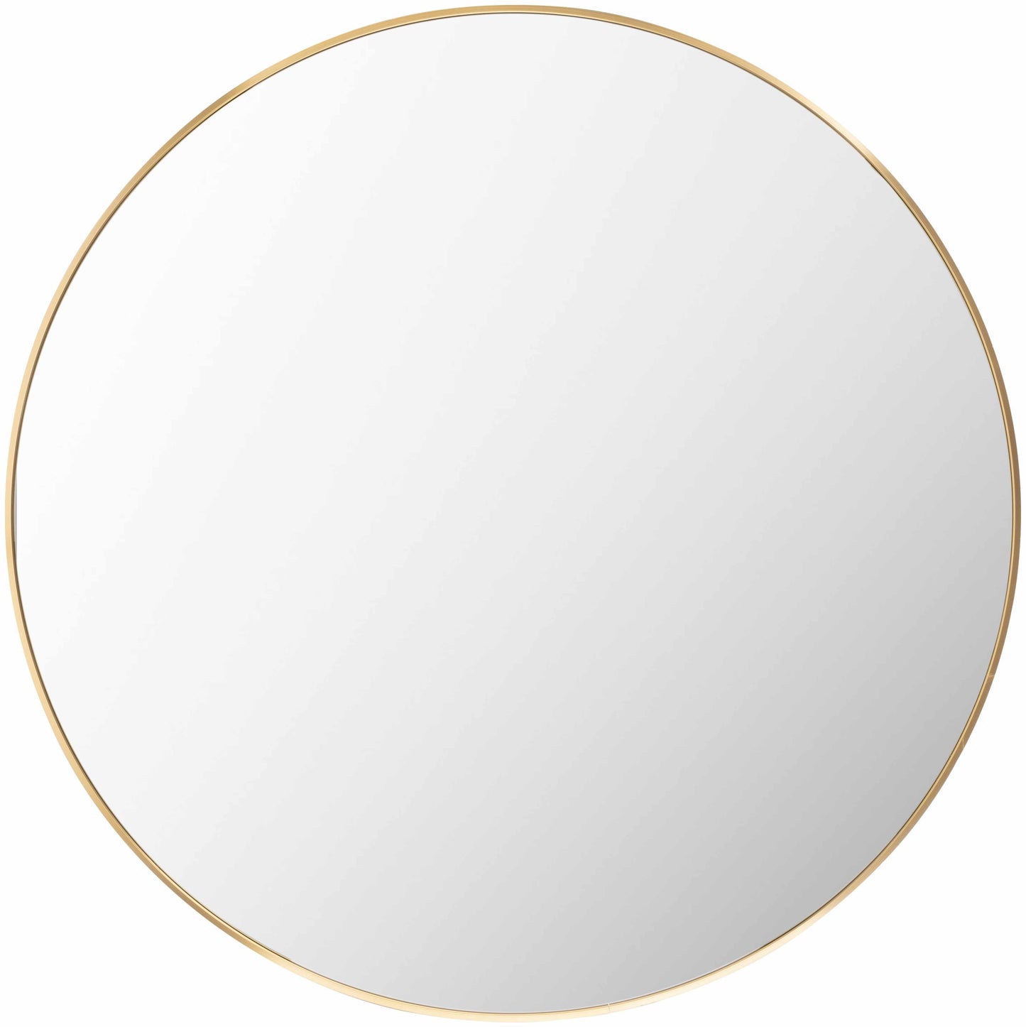 Pontalina Round Gold Mirror