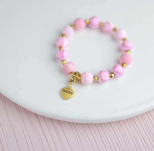 Pink Rainbow Girls Bracelet by Jilzarah