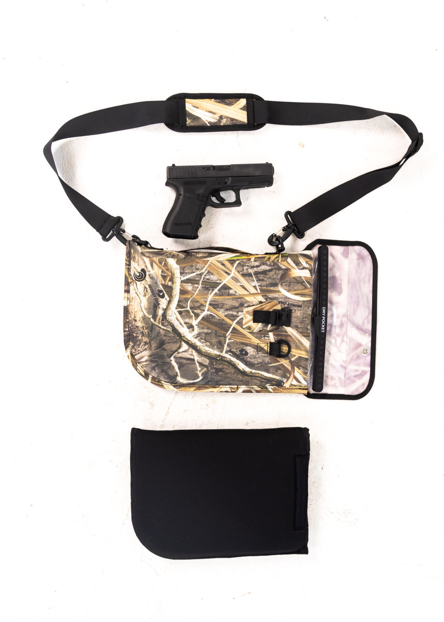 Mossy Oak - Auto-Sealing, Waterproof, Floating, Scent Proof Universal Pistol / Utility Dry Bag by Dry Pocket Apparel