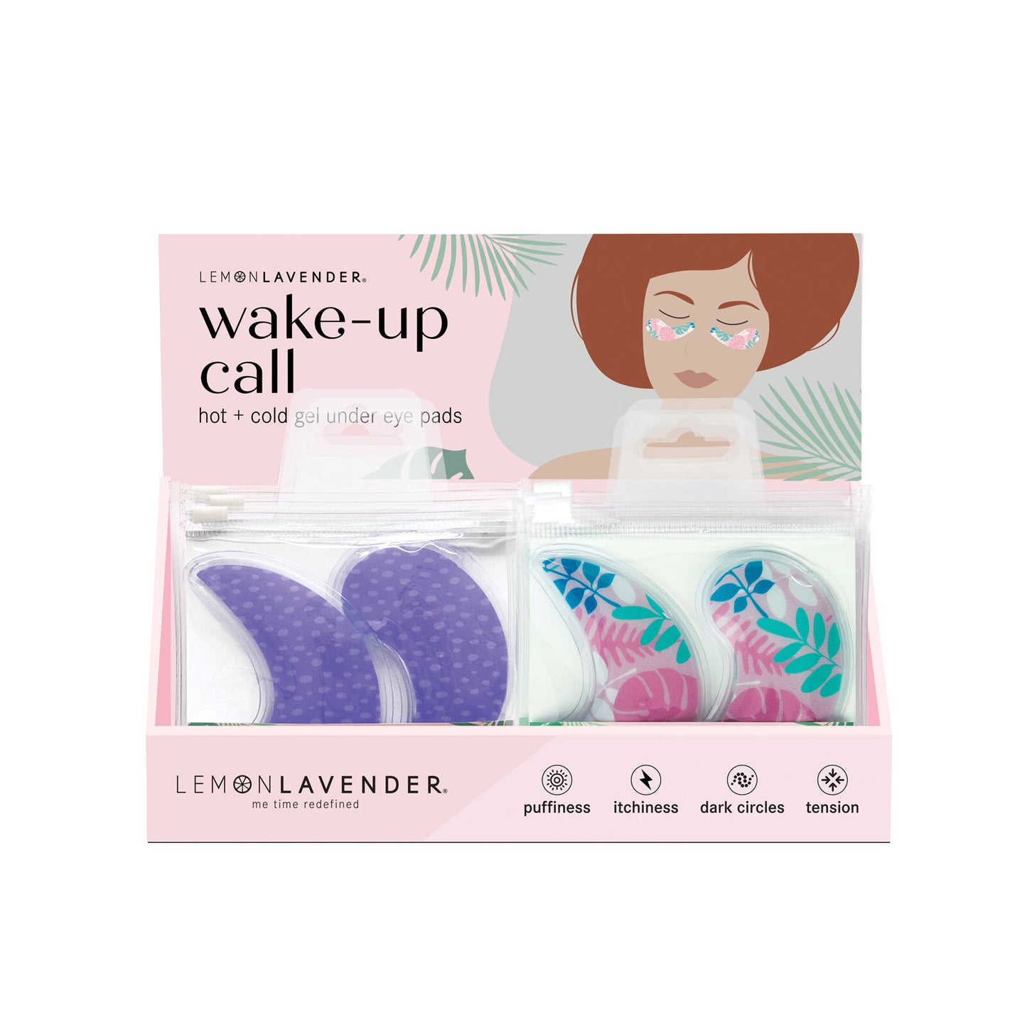 Purple Lemon Lavender Wake Up Call Under Eye Gel Pads