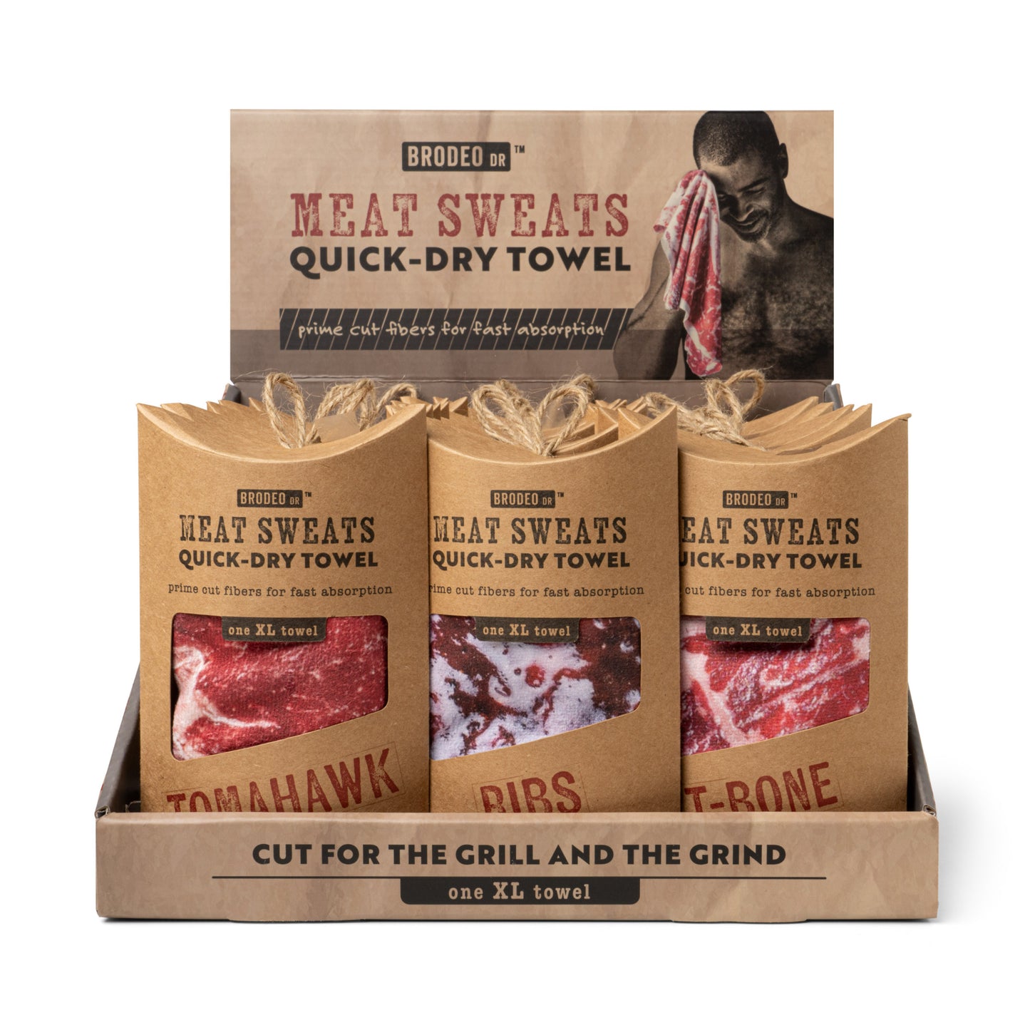 RIBS Brodeo Drive Meat Sweats Quick-Dry Towel