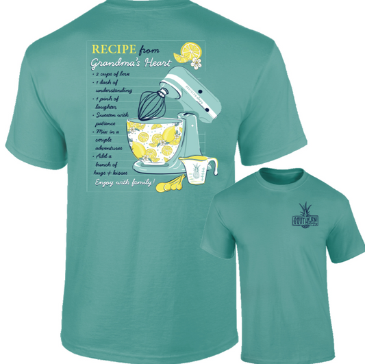 Recipe from Grandma's Heart - Southernology Short Sleeve Tee