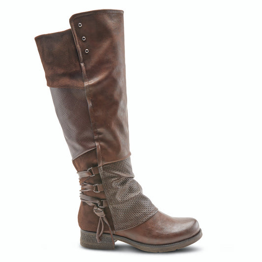 Maxie By Patrizia - Brown Pull On Tall Boot