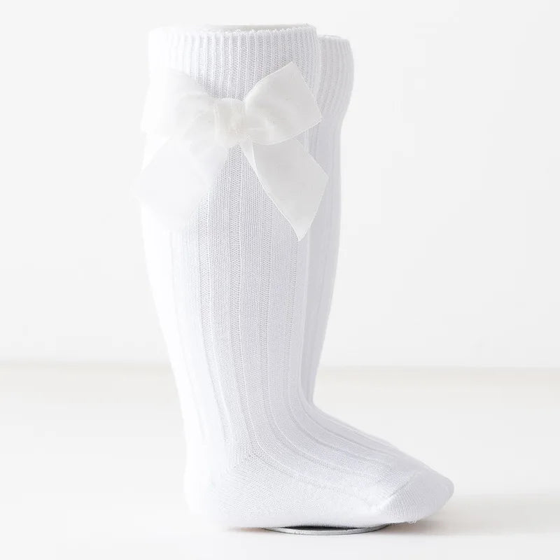 Christmas Velvet Bow Socks