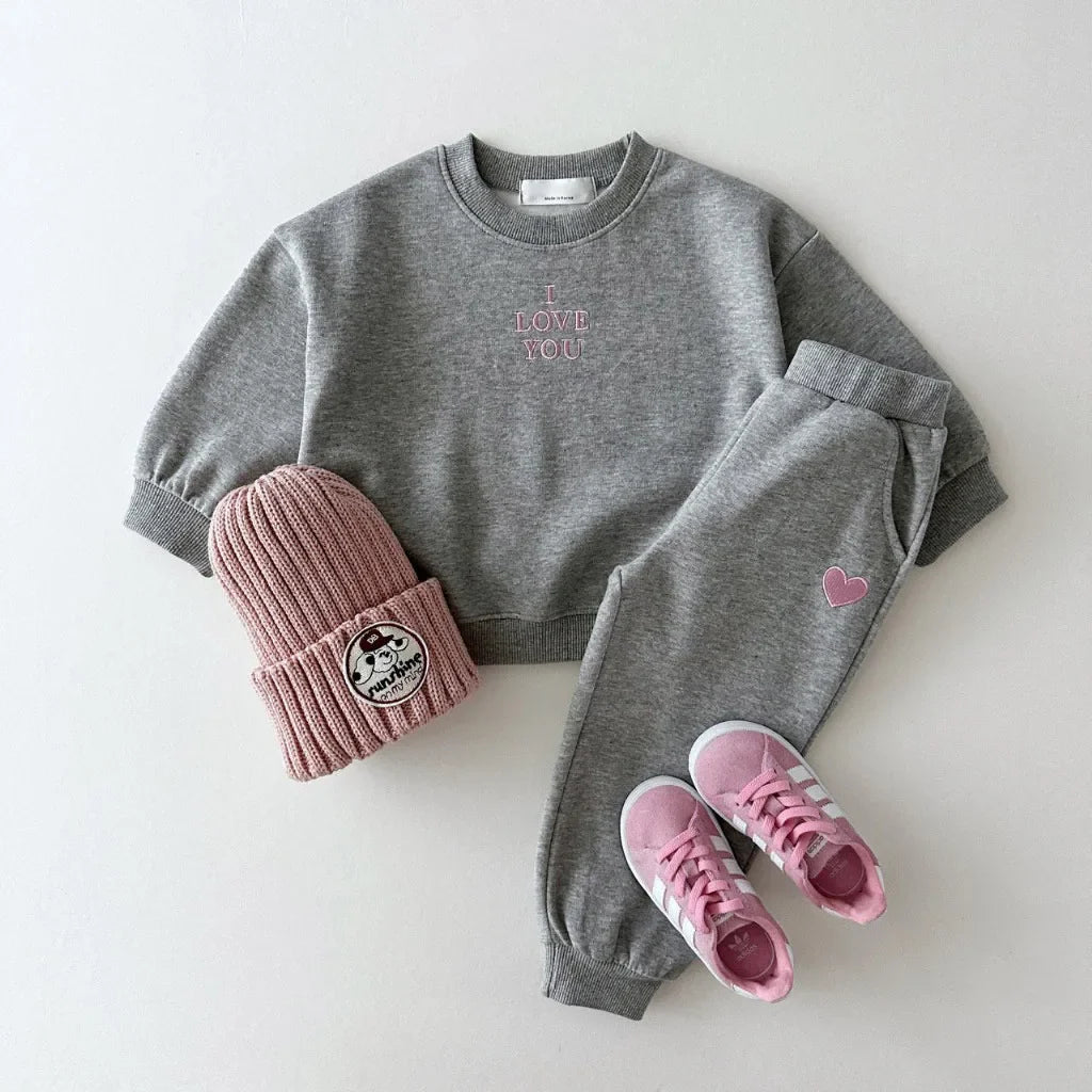 I love you Jogger Set