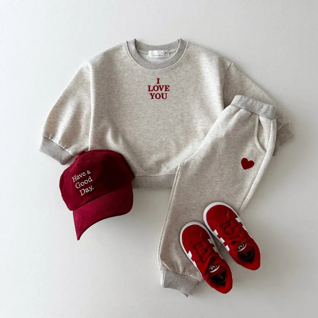 I love you Jogger Set